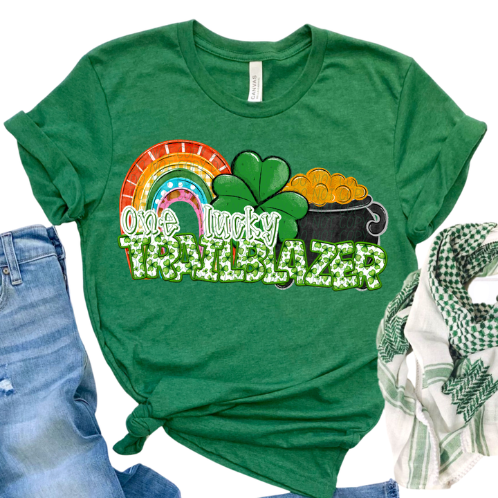 St Patrick's Day One Lucky Mascot Collection DTF Print