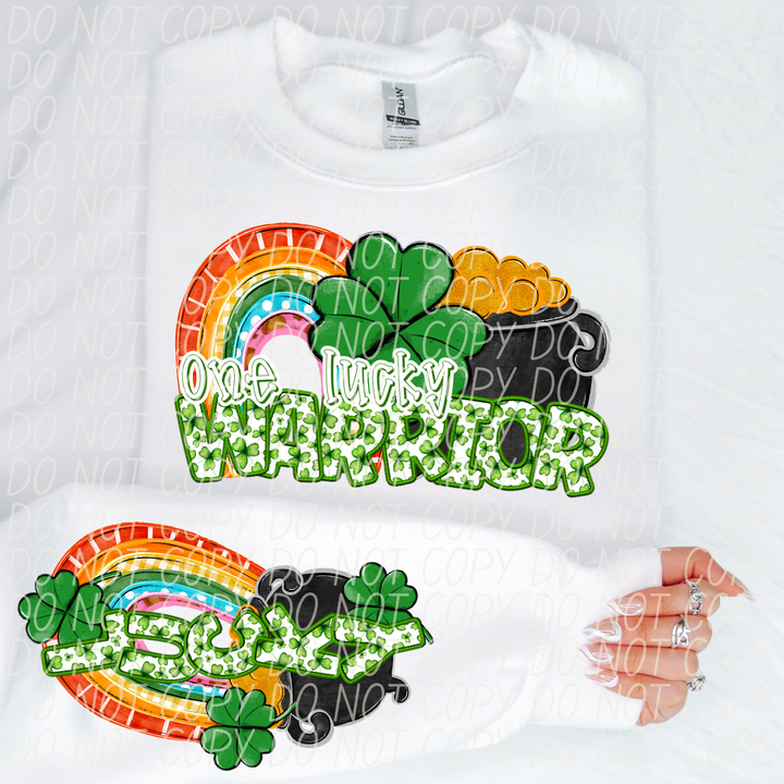 St Patrick's Day One Lucky Mascot Collection DTF Print