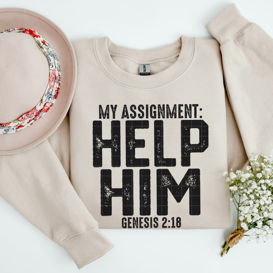Lead Her Help Him DTF Print