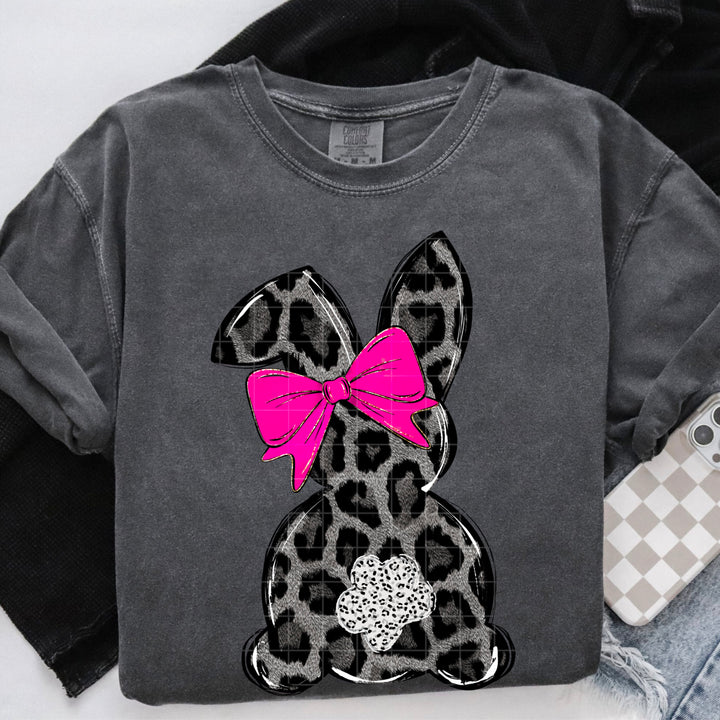 Leopard Bunny DTF Print