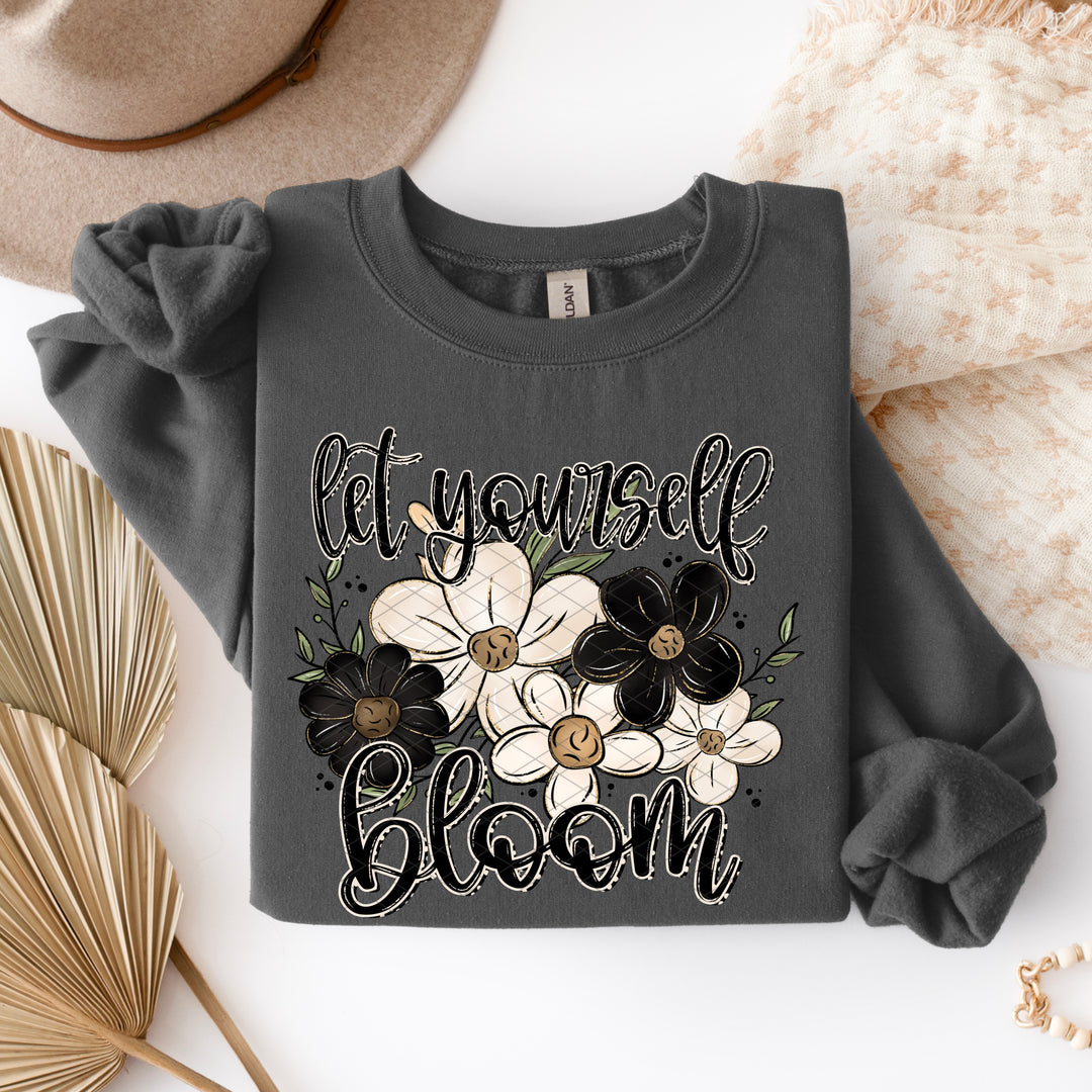 Let Yourself Bloom DTF Print