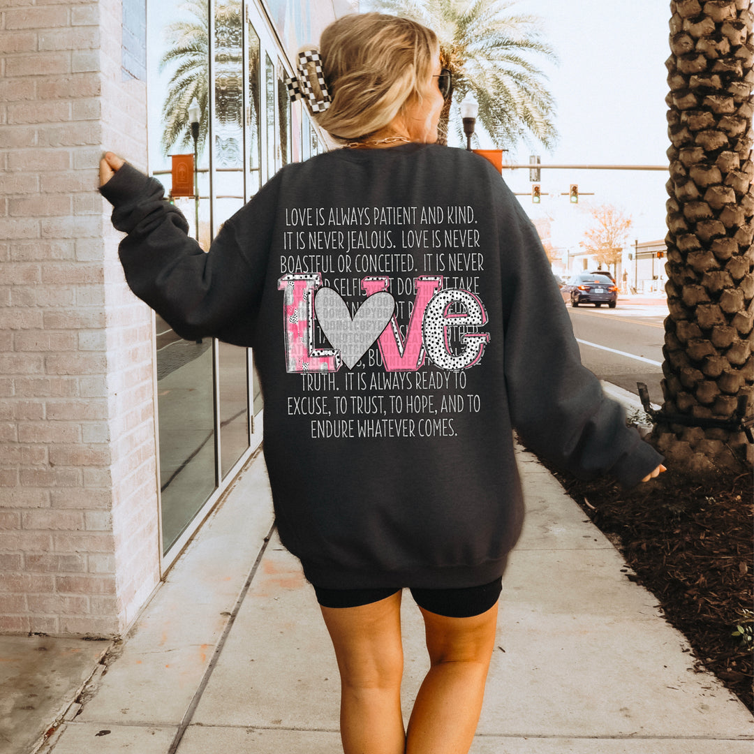 Love Is DTF Print