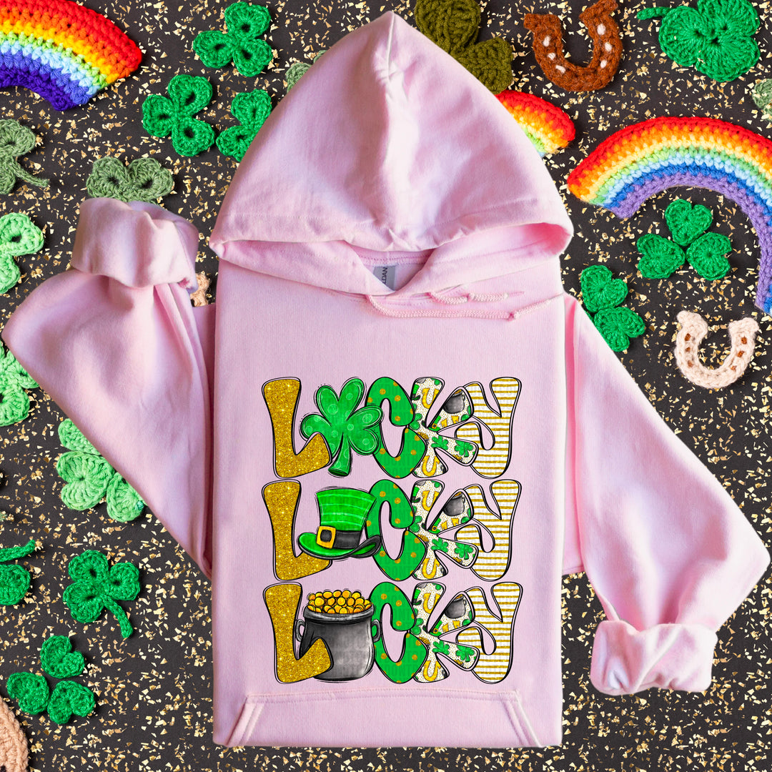 Lucky Stacked DTF Print