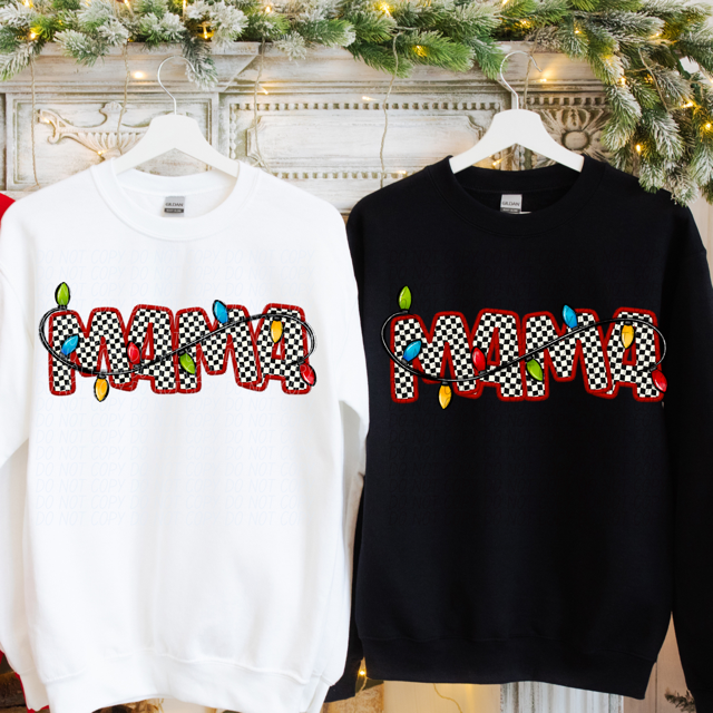 Mama Checker DTF Print