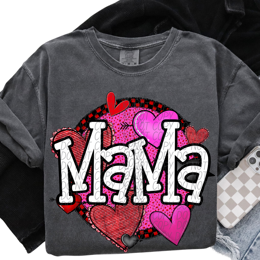 Mama Circle DTF Print