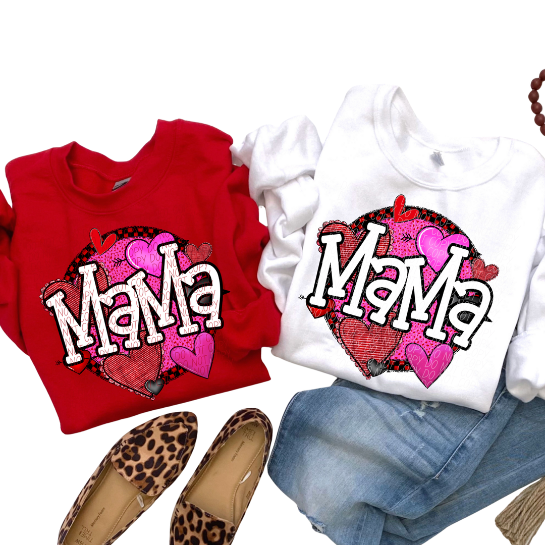 Mama Circle DTF Print