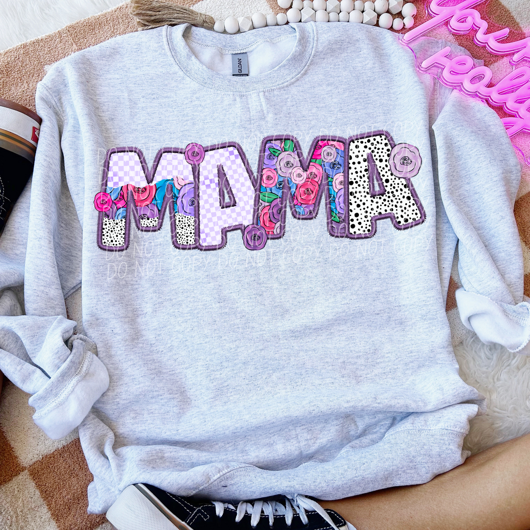 Pretty In Purple Names DTF Print