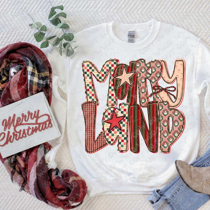 Merry State Alpha DTF Print