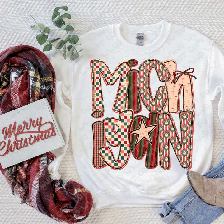 Merry State Alpha DTF Print