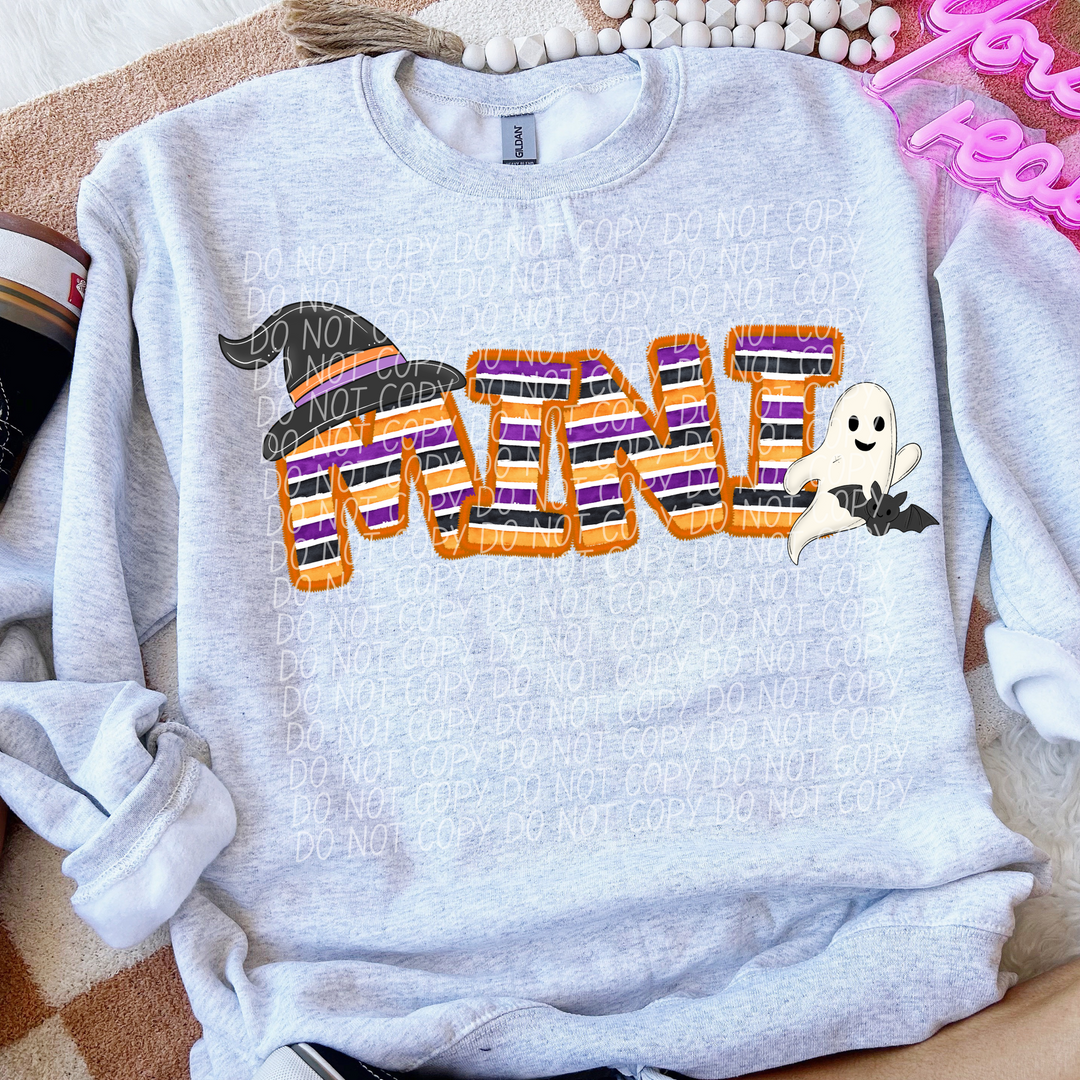 Mini Halloween Stripes DTF Print