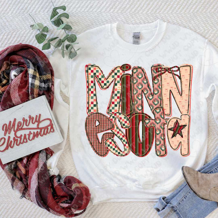 Merry State Alpha DTF Print