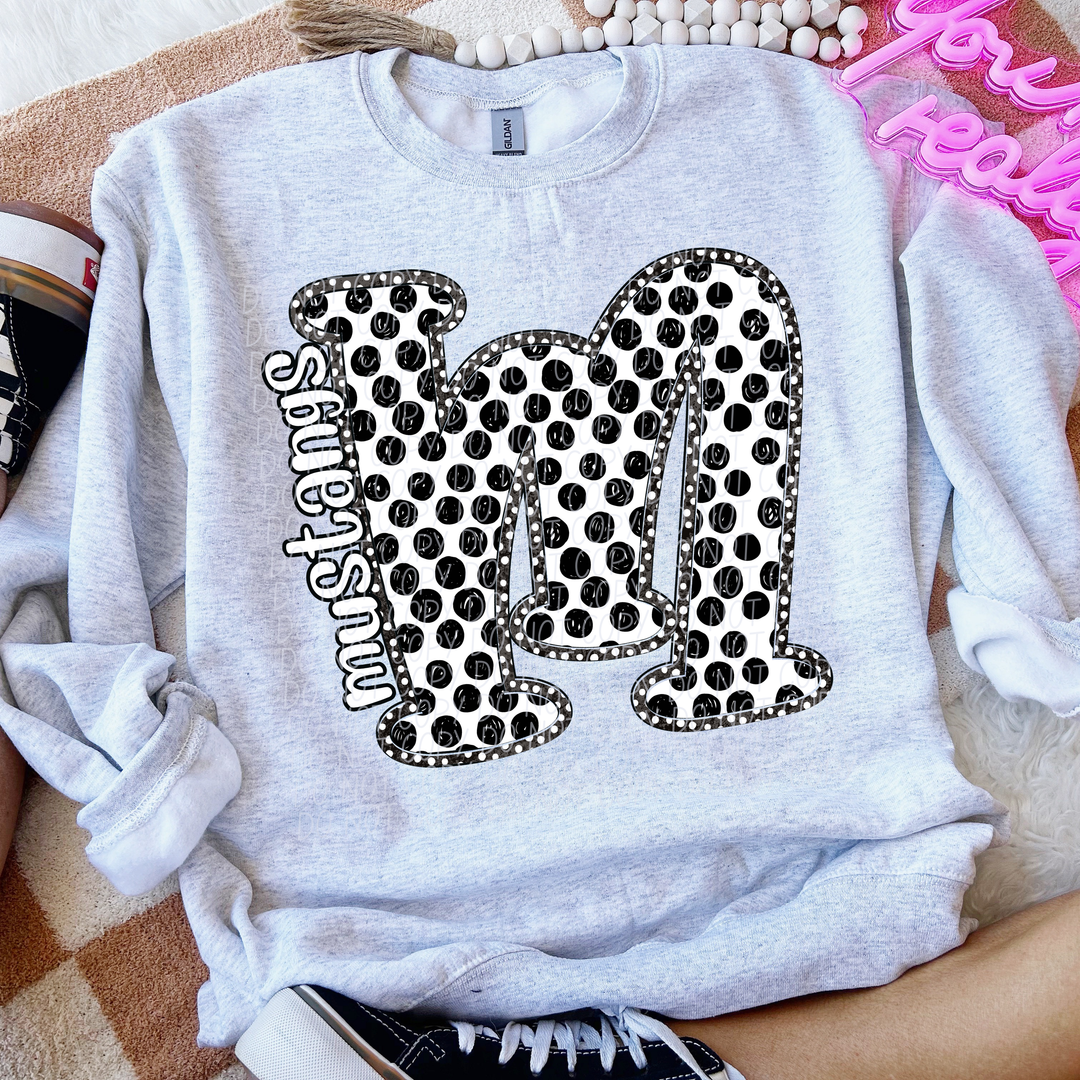 Polka Dot Mascots DTF Print