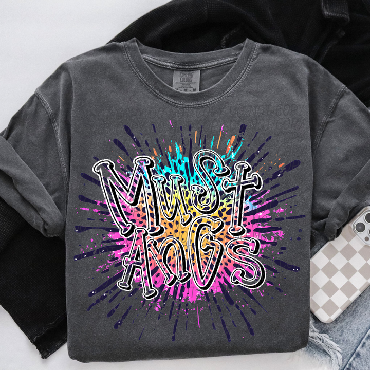 Color Splash Mascots Youth DTF Print