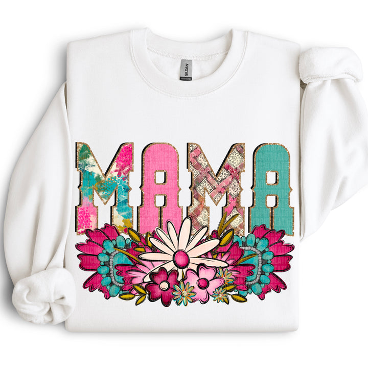 Western Floral Names DTF Print