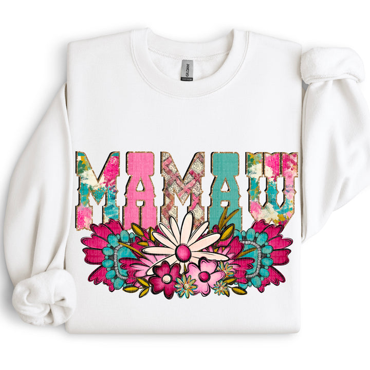 Western Floral Names DTF Print