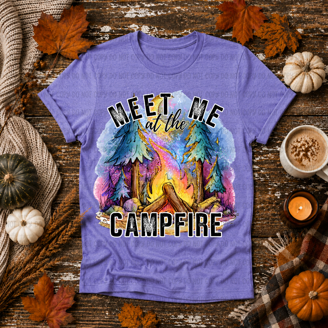 Meet Me At The Campfire  DTF Print