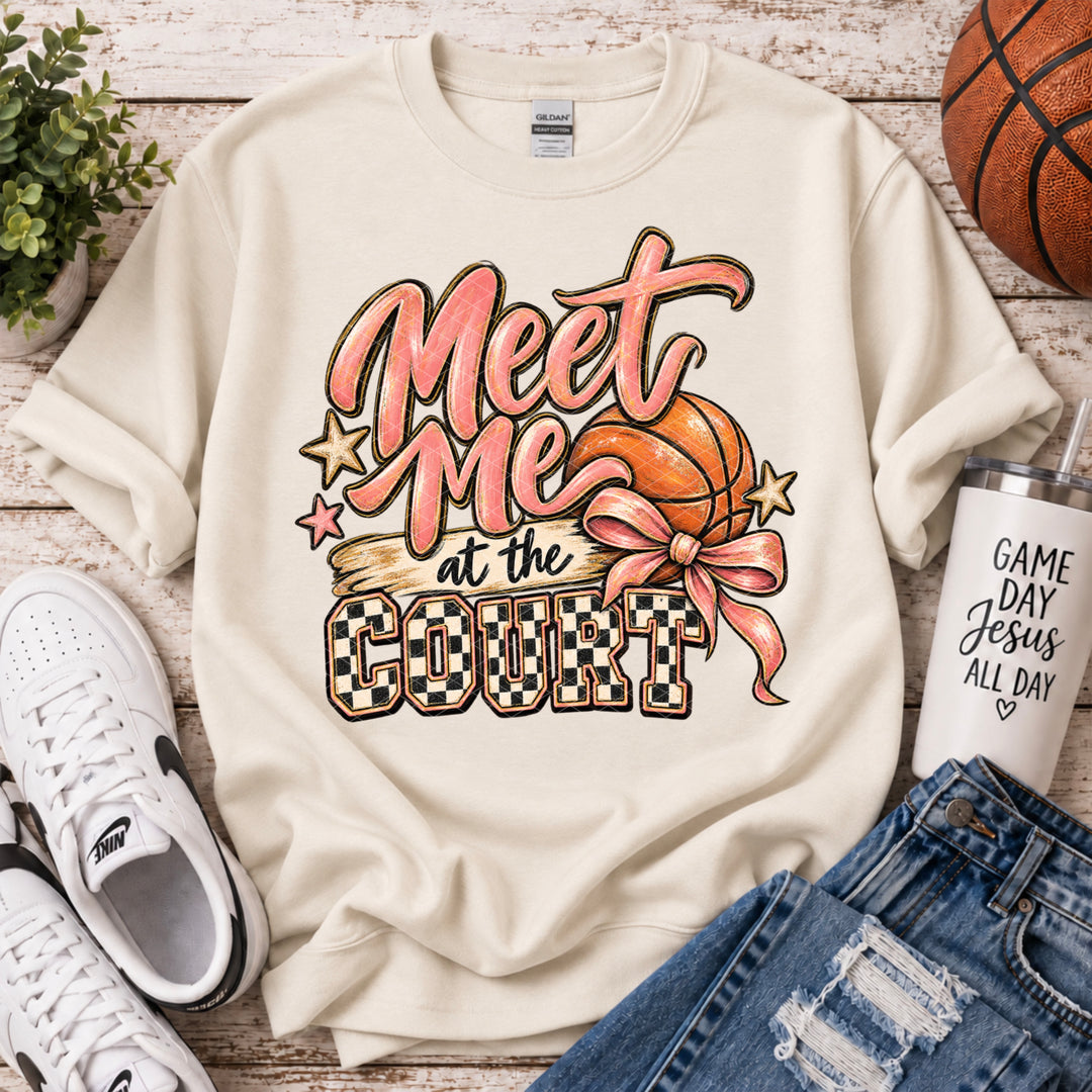 Meet Me At The Court Girly DTF Print