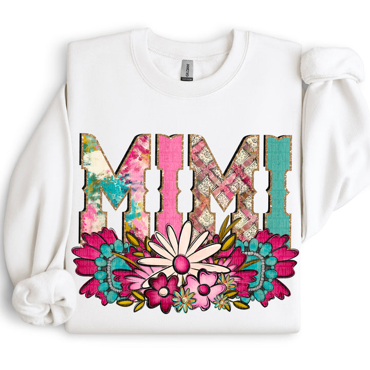 Western Floral Names DTF Print