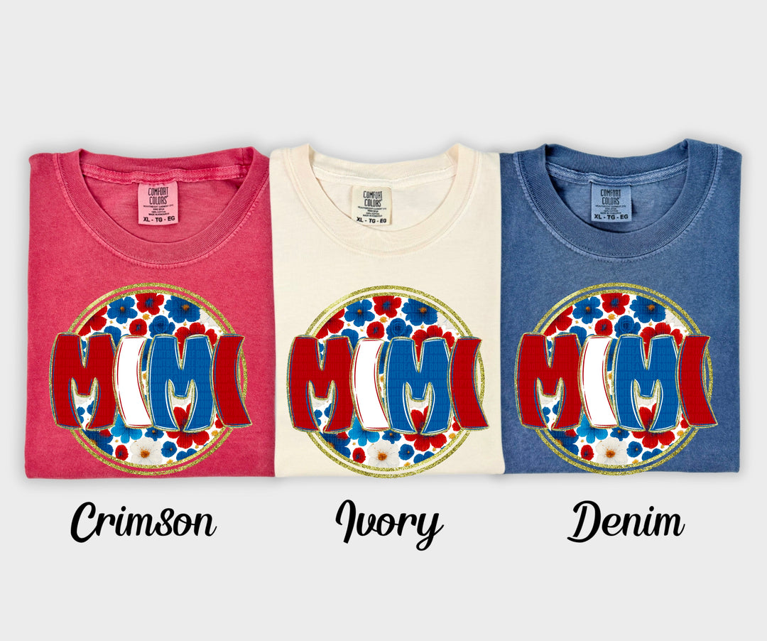 Floral 4th Of July Collection DTF Print