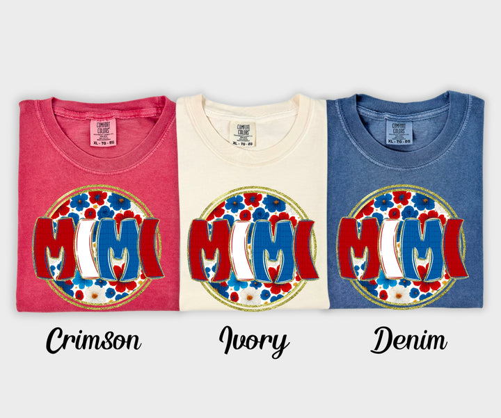 Floral 4th Of July Collection DTF Print