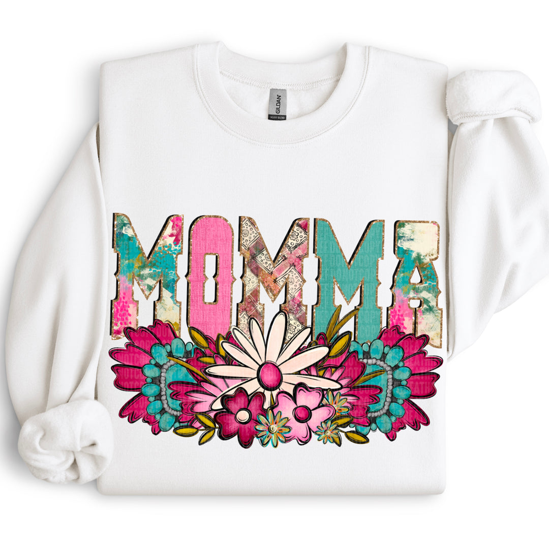 Western Floral Names DTF Print
