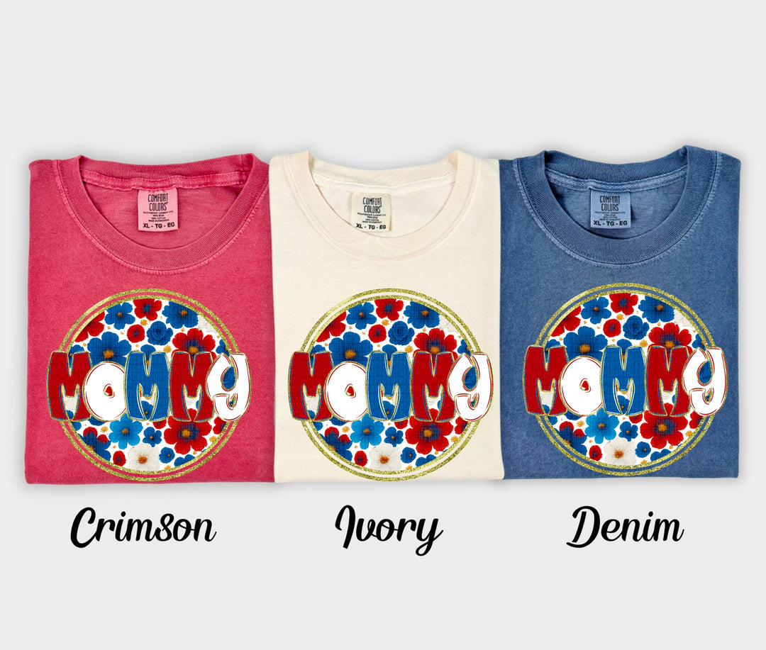 Floral 4th Of July Collection DTF Print