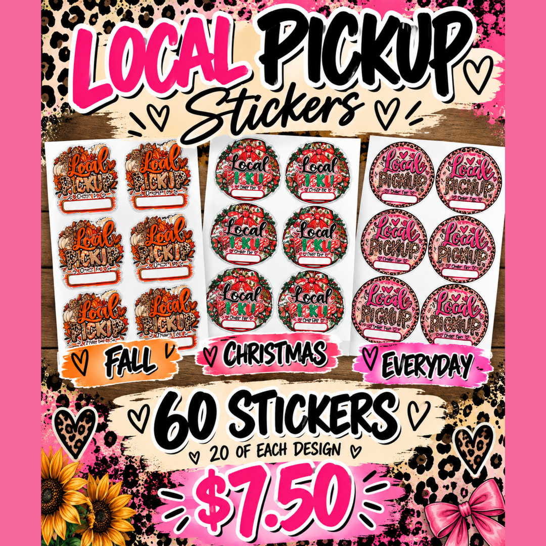 Local Pickup RTS Sticker Bundle