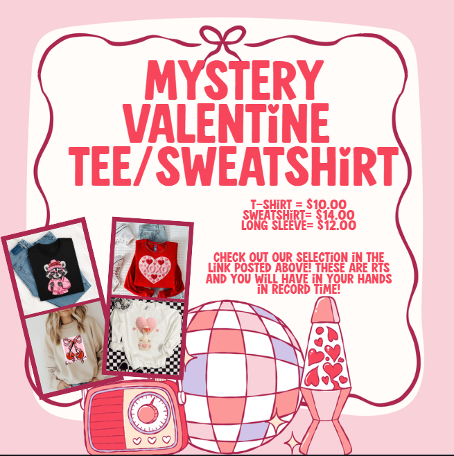 Mystery Valentine Long Sleeve Tee Shirt