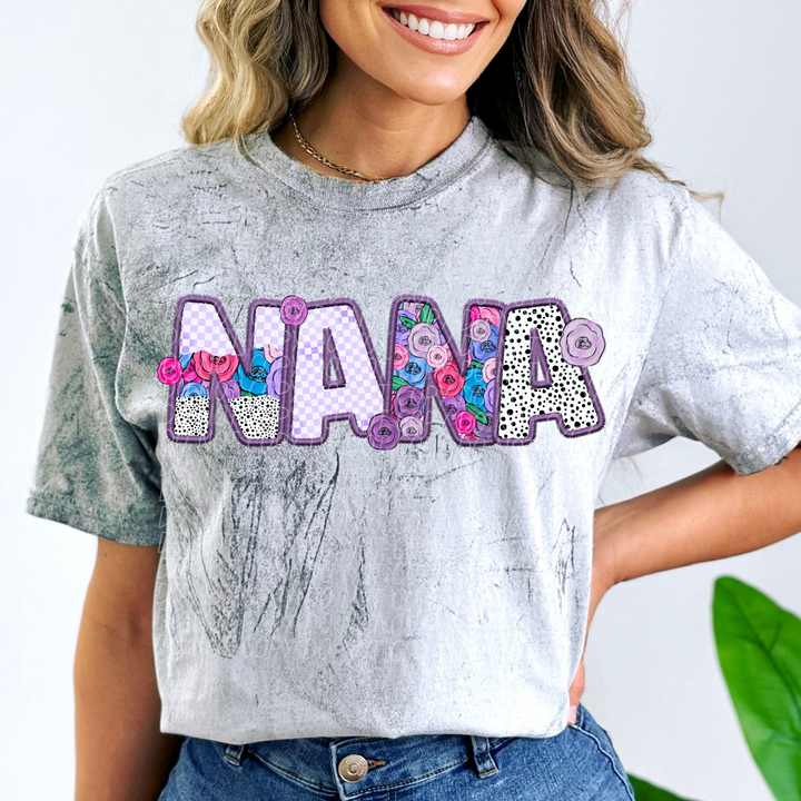 Pretty In Purple Names DTF Print