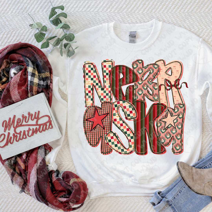 Merry State Alpha DTF Print