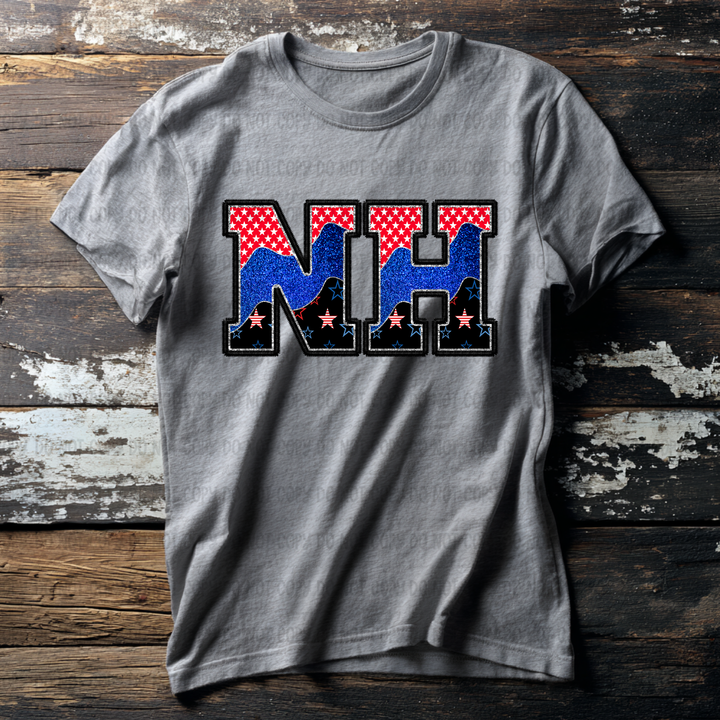 Patriotic States DTF Print