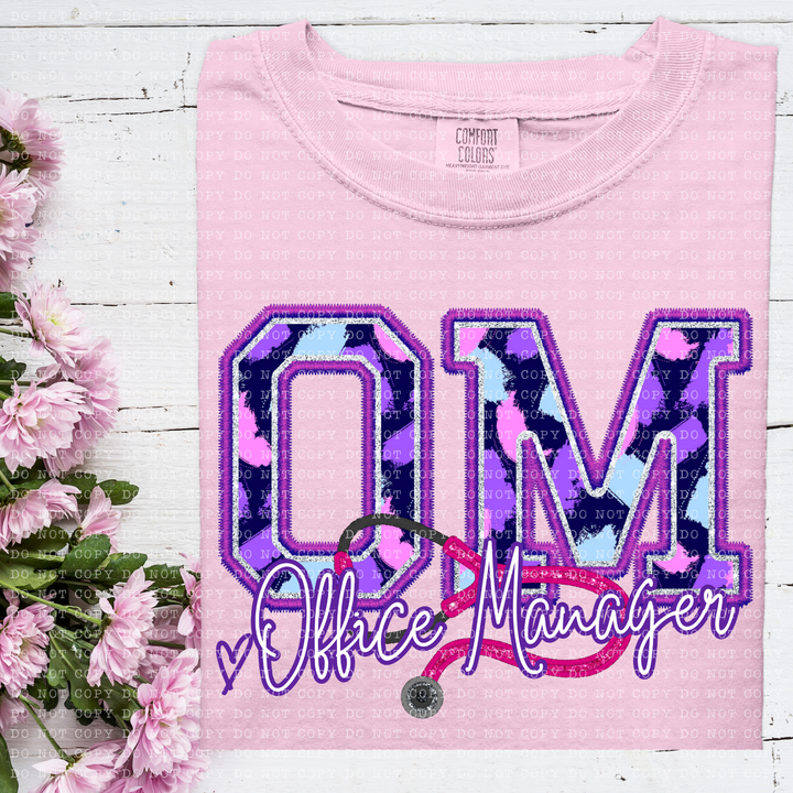 Perfectly Purple Occupations DTF Print