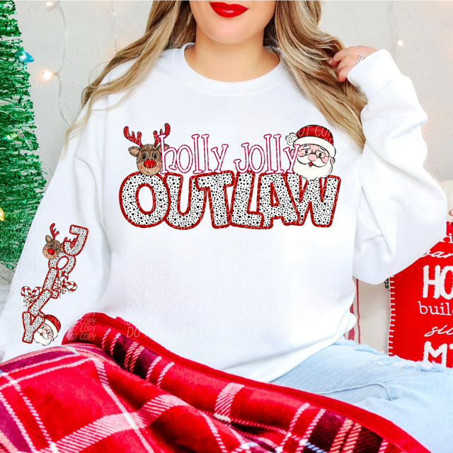 Holly Jolly Mascots DTF Print