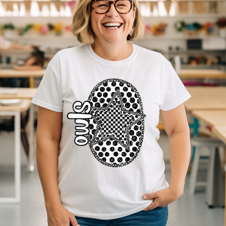 Polka Dot Mascots DTF Print