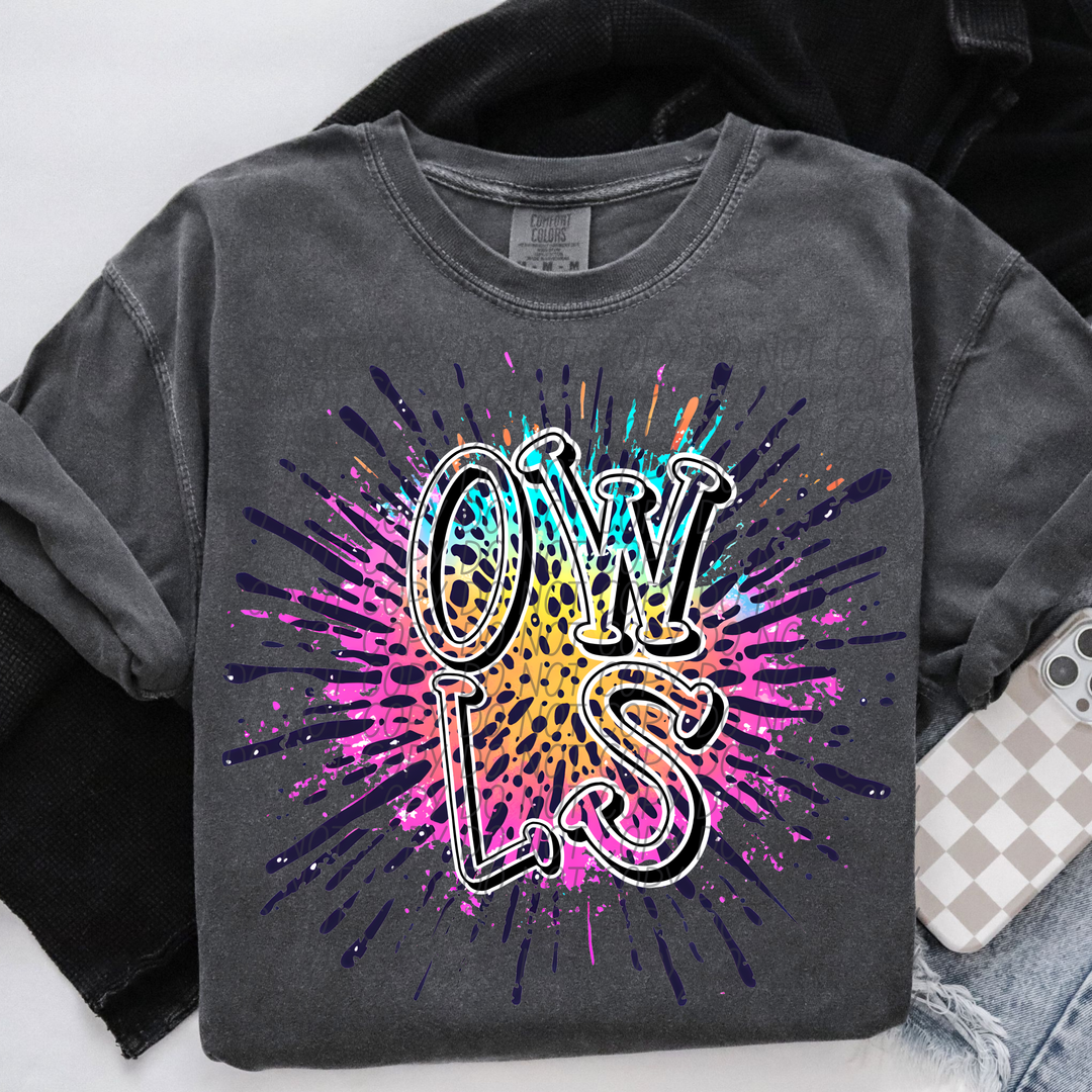 Color Splash Mascots Youth DTF Print