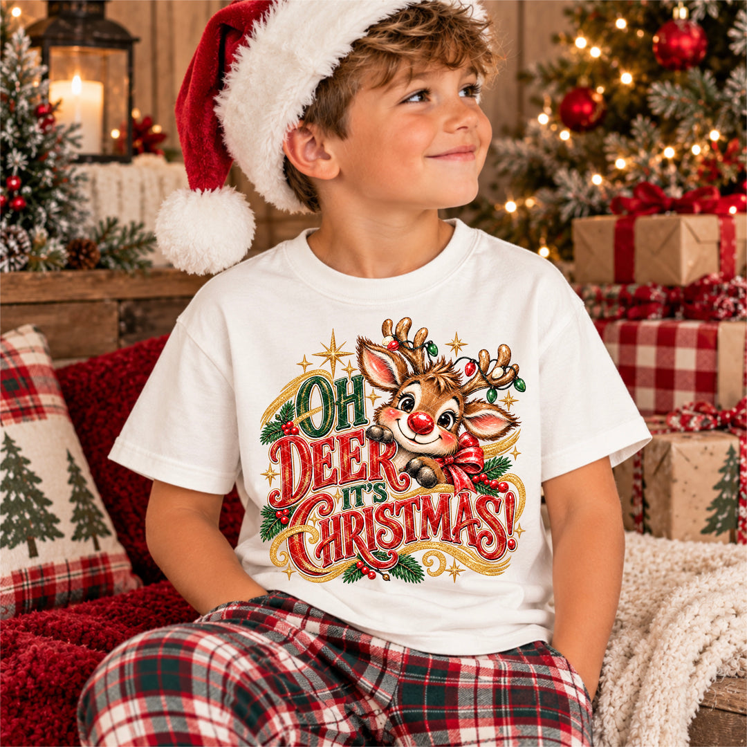 Oh Deer It’s Christmas DTF Print