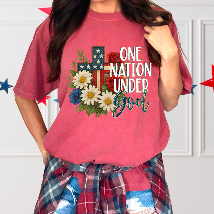 One Nation Under God DTF Print