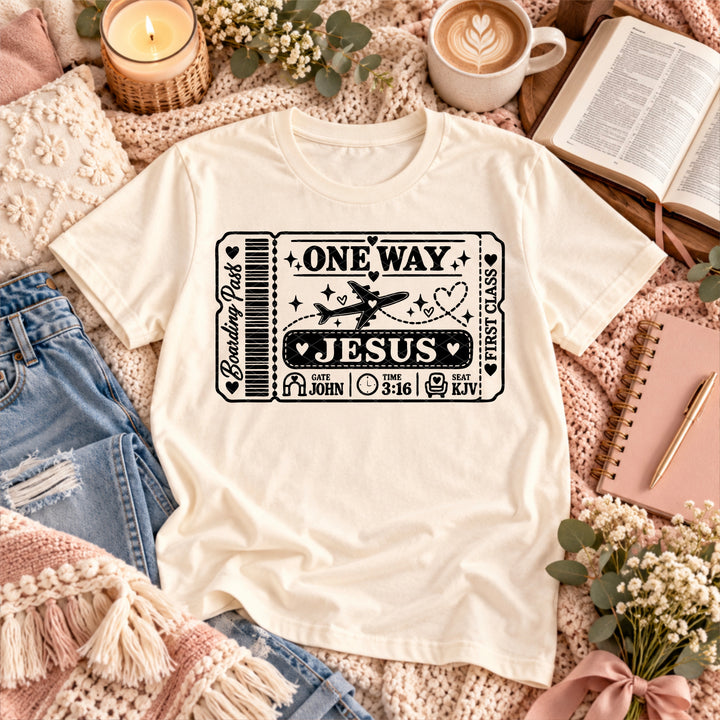 One Way Plane DTF Print