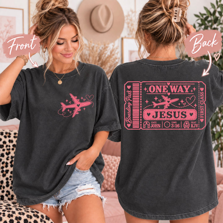 One Way Plane DTF Print