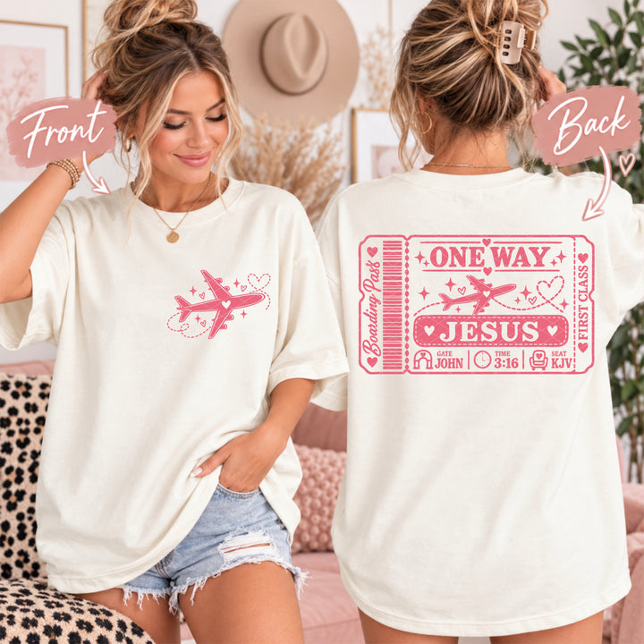 One Way Plane DTF Print