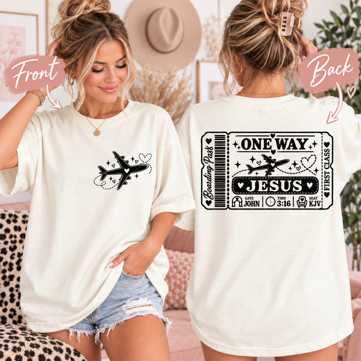 One Way Plane DTF Print