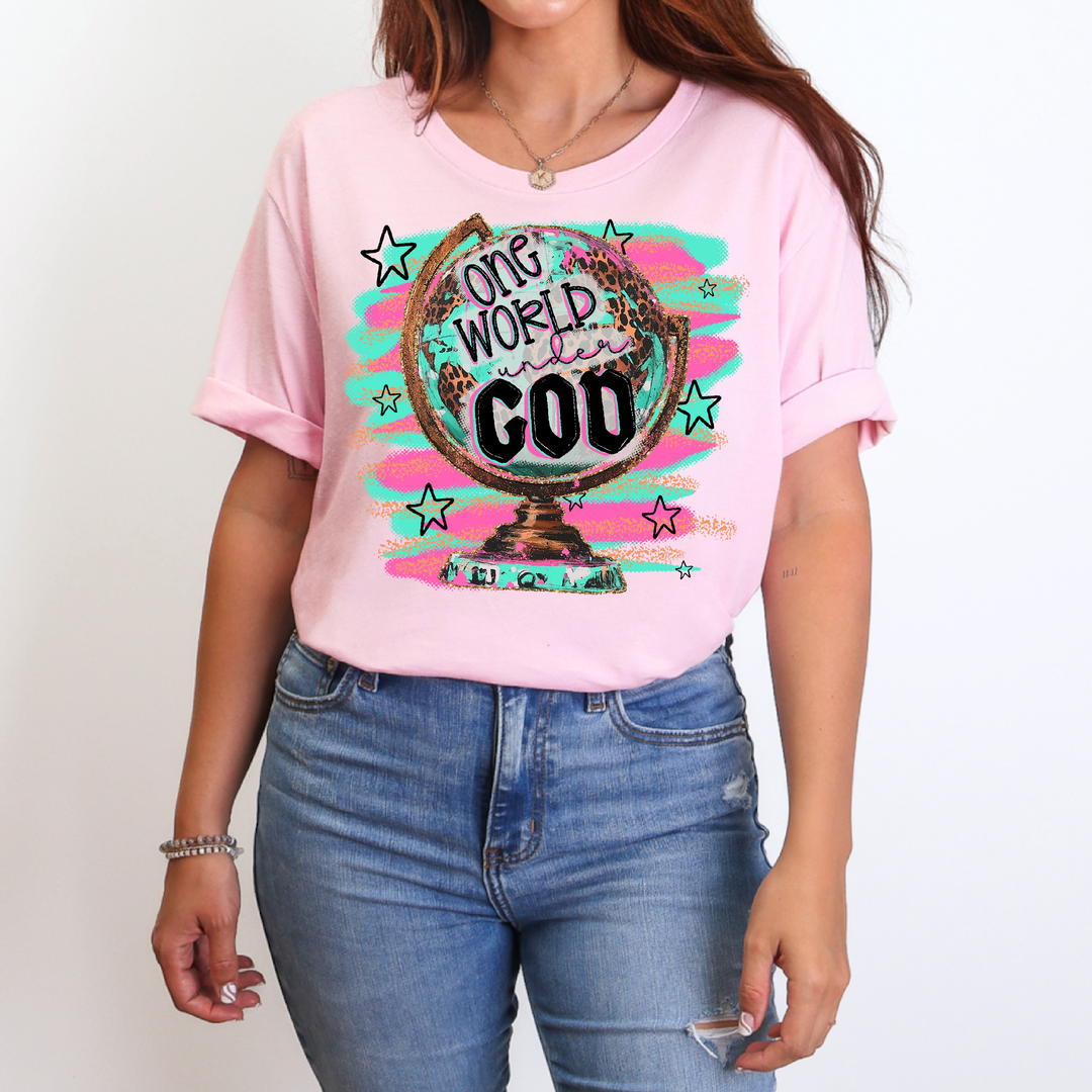One World Under God DTF Print