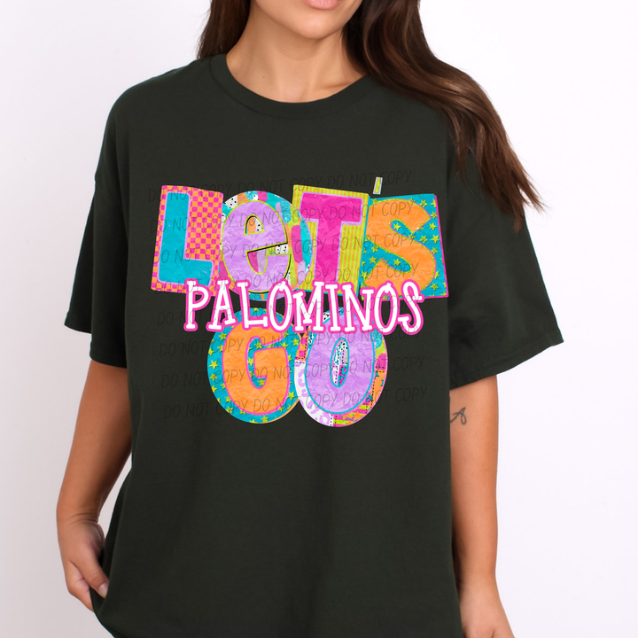 Patchwork Pep Club DTF Print