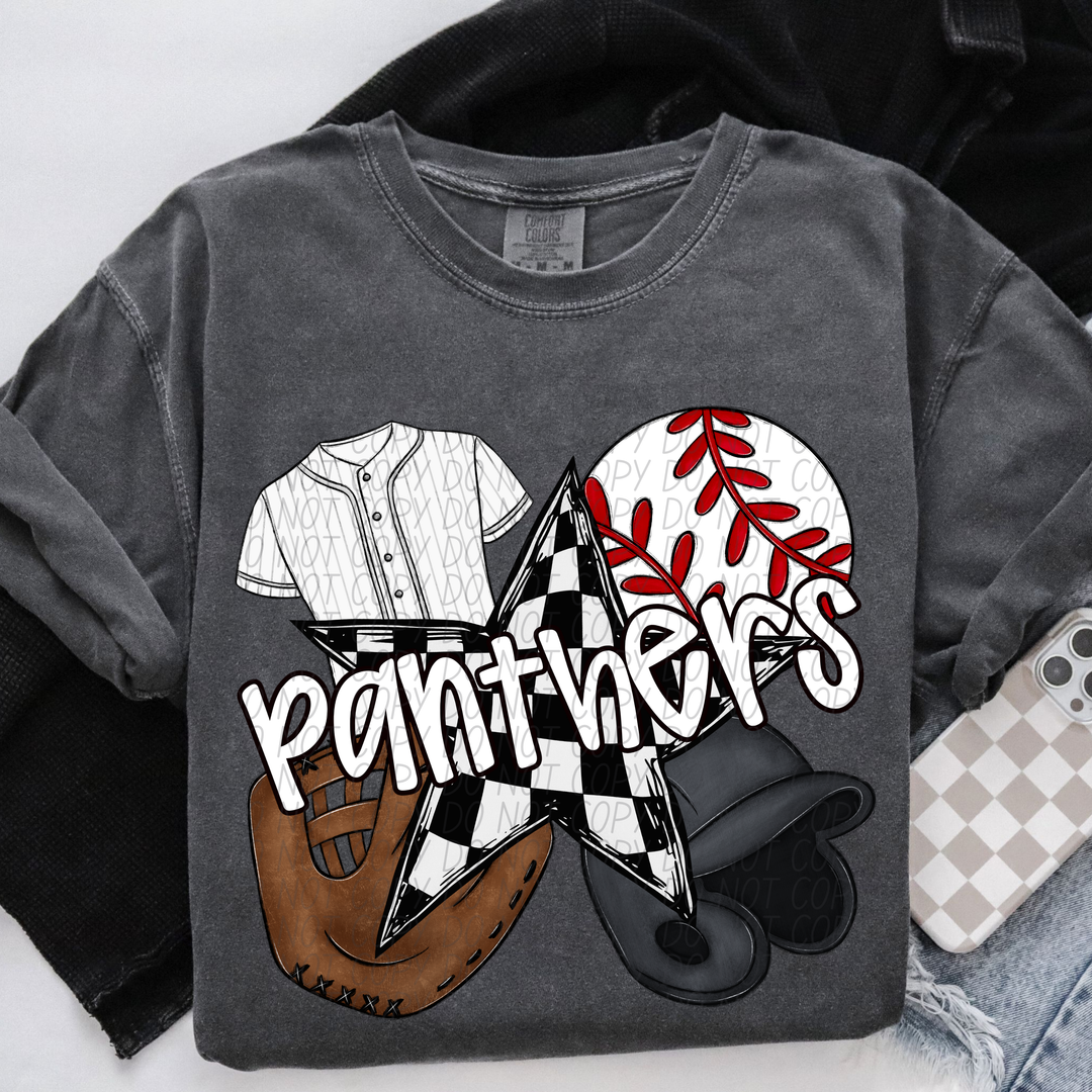 Baseball Mascots DTF Print