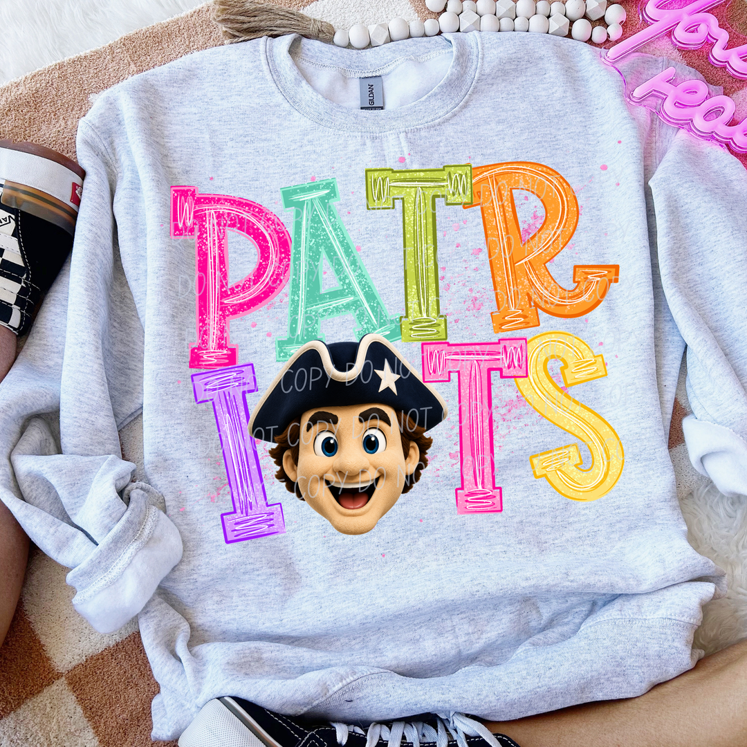 Happy Little Mascots DTF Print