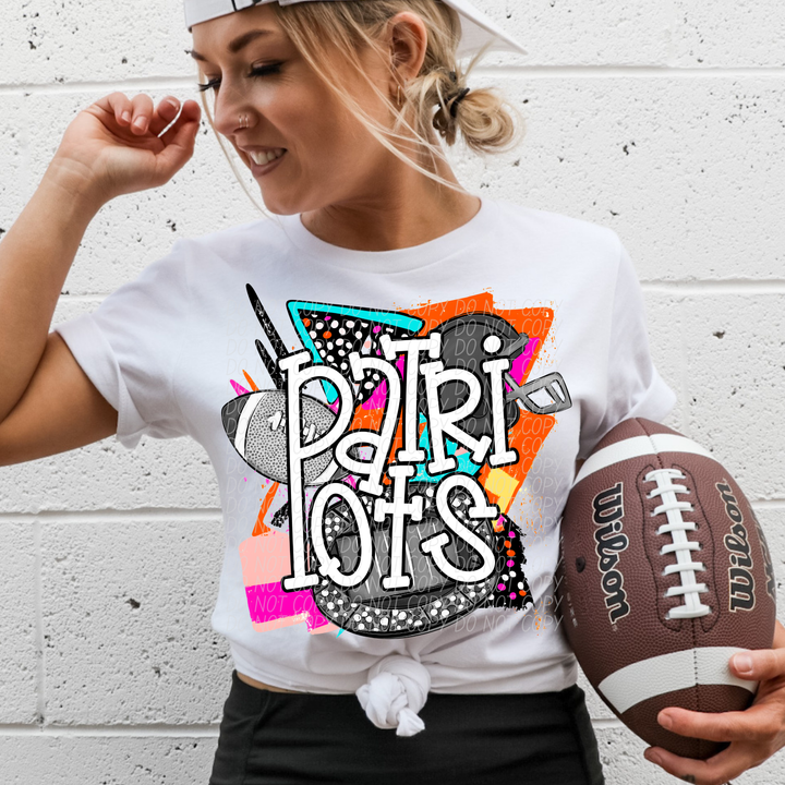 Bright Retro Football Mascots (Listing 1 of 2)