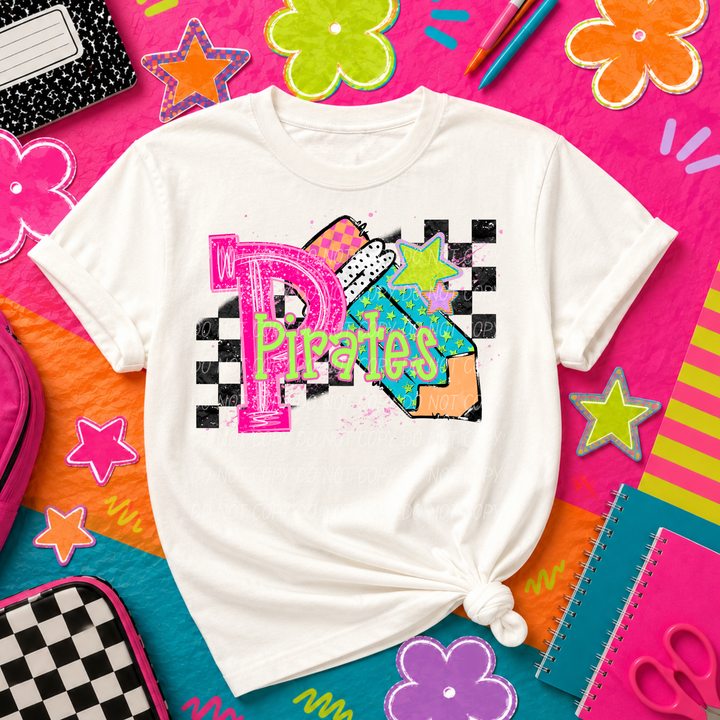 A Is For Mascots DTF Print