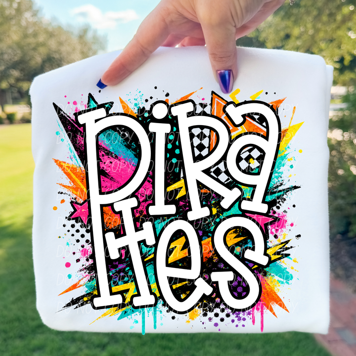 Totally Tubular Mascots DTF Print