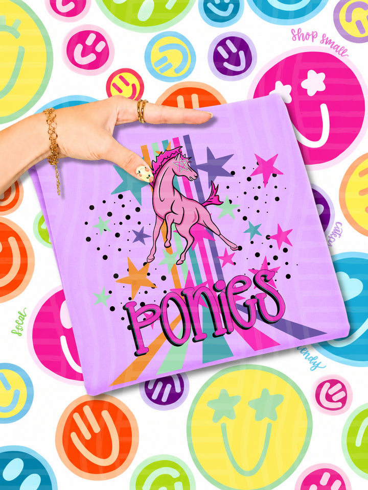 Starry Eyes Rainbow Mascots DTF Print