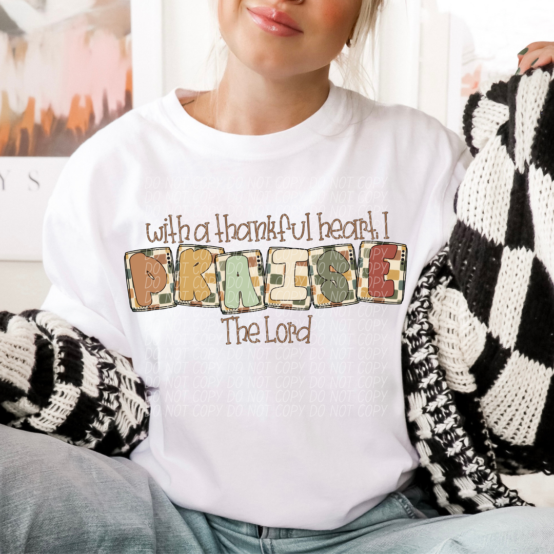 I Will Praise Him In Every Season DTF Print